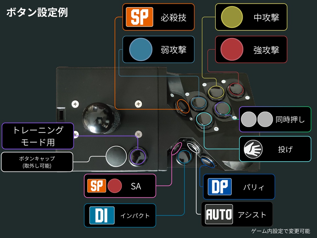 MODERNBOX type.STICK ver.202609|SF6 モダン操作特化 アーケードコントローラー