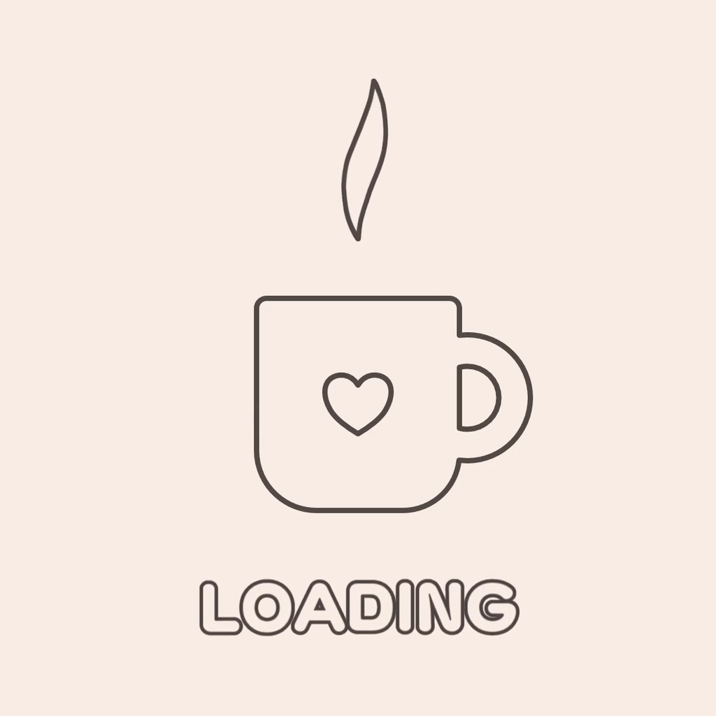 動くカフェの待機画面（2色）