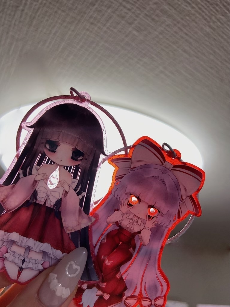 物騒なアクキー 妹紅・輝夜