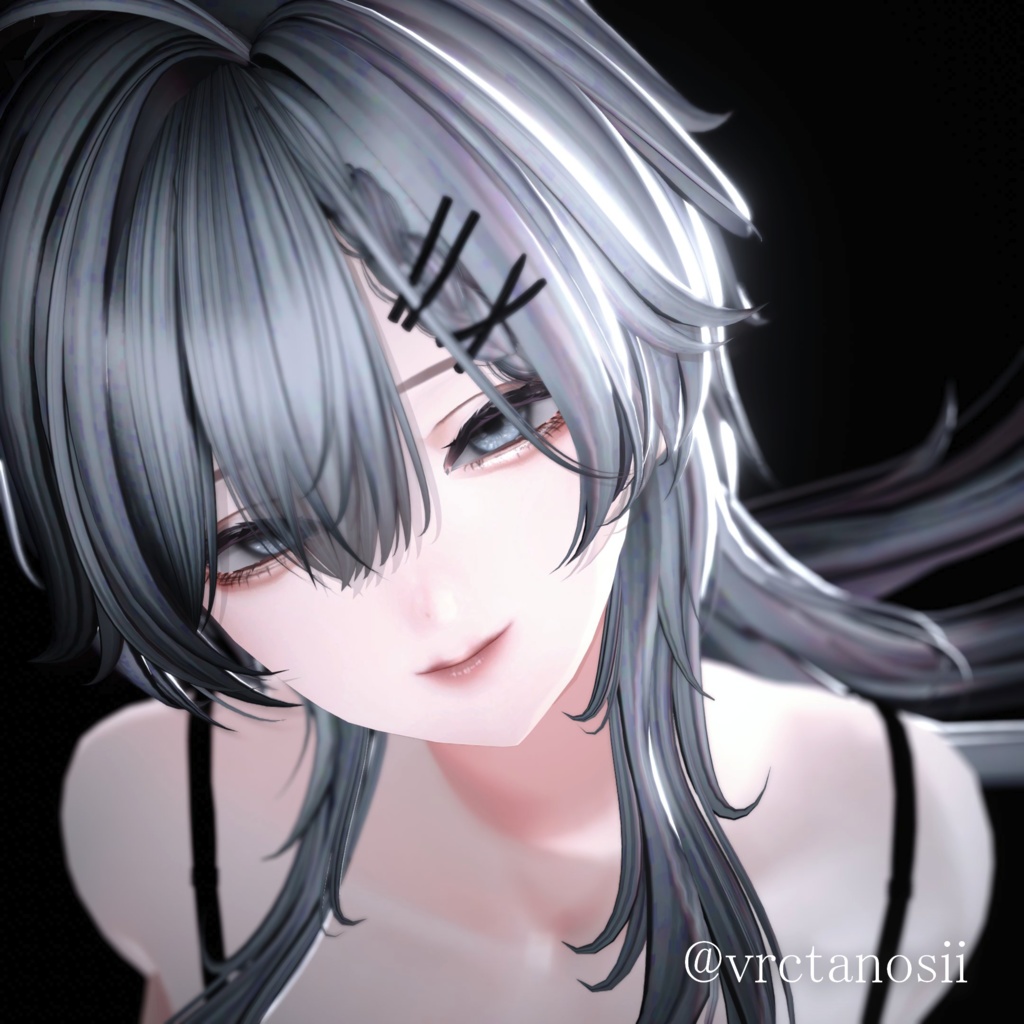 【LUMINA/SHINRA対応】 Veiled Dusk Makeup & Eyes with Ribbon