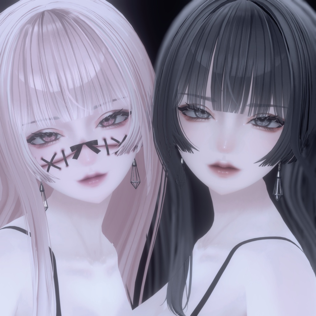 【LUMINA/ルミナ対応】 Veiled Dusk Makeup & Eyes with Ribbon