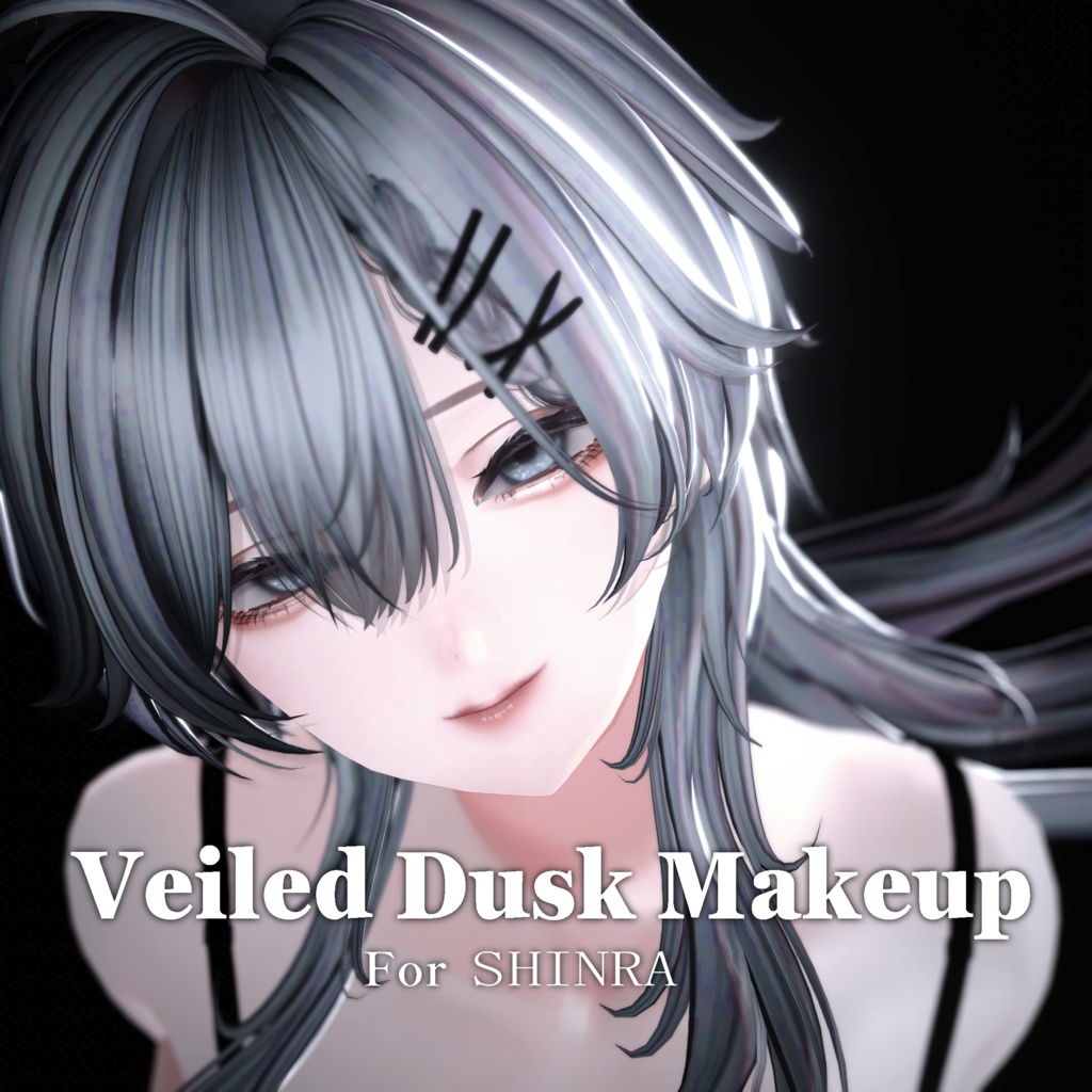 【LUMINA/SHINRA対応】 Veiled Dusk Makeup & Eyes with Ribbon