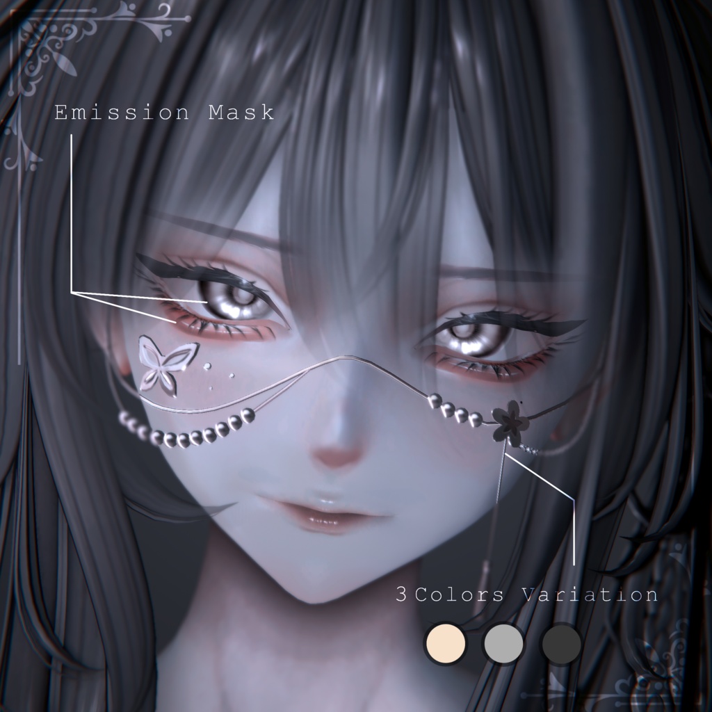 【SALE】Nocturne Fleur Makeup & Eye & FaceAccessory【LUMINA対応】