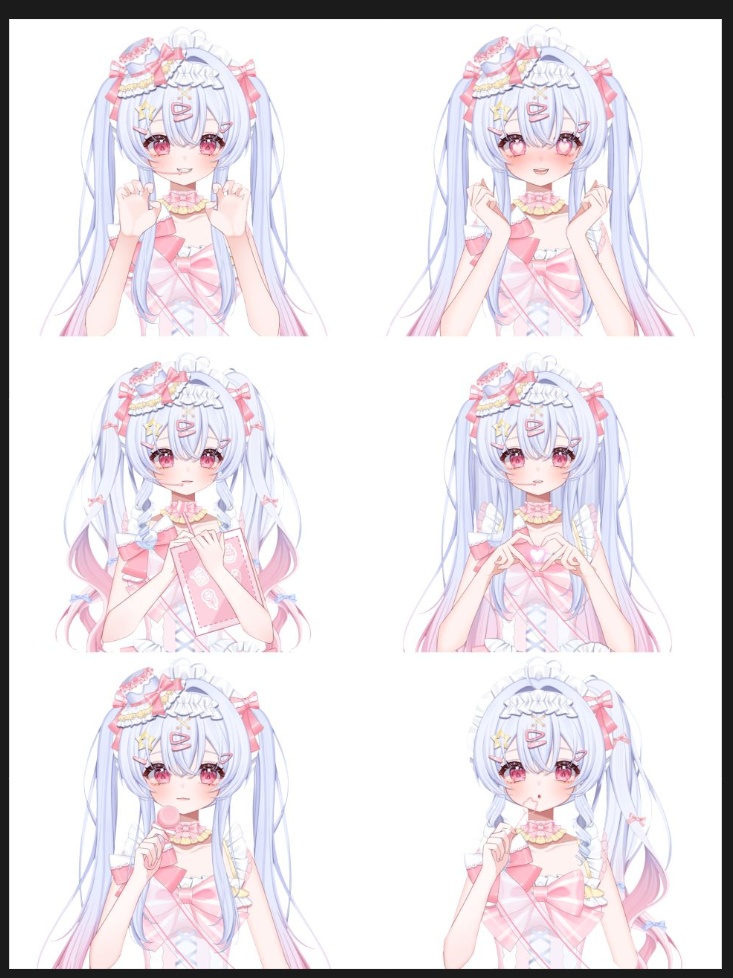 【Vts】【VTuber向け】【Live2D量贩きょうりょうはんモデル】🌹スーパーキュートな元気いっぱいのアイドル——ねむねむちゃん!30以上のボタン、💌頭が飛び出す、💌キュートな変形、💌素材多数、💌アイコン、スタンプ、背景UI💌、マウスカーソル、ワンクリックでデビュー!