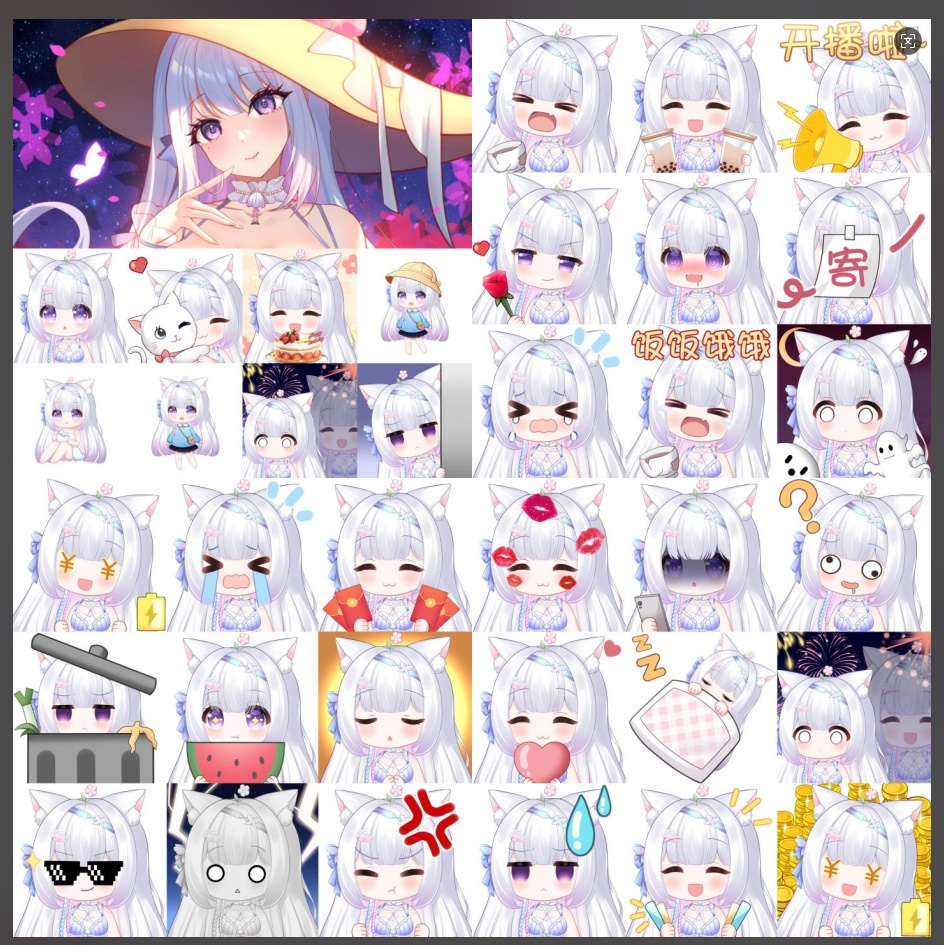 【Vts】【VTuber向け】【Live2D量り売りモデル】【Live2D モデル】🌸ももかねこ ななつの華やかな水着が登場! 🐱髪型が豊富で、 💗ボタンもいっぱいで、 💗超々ウィンク!