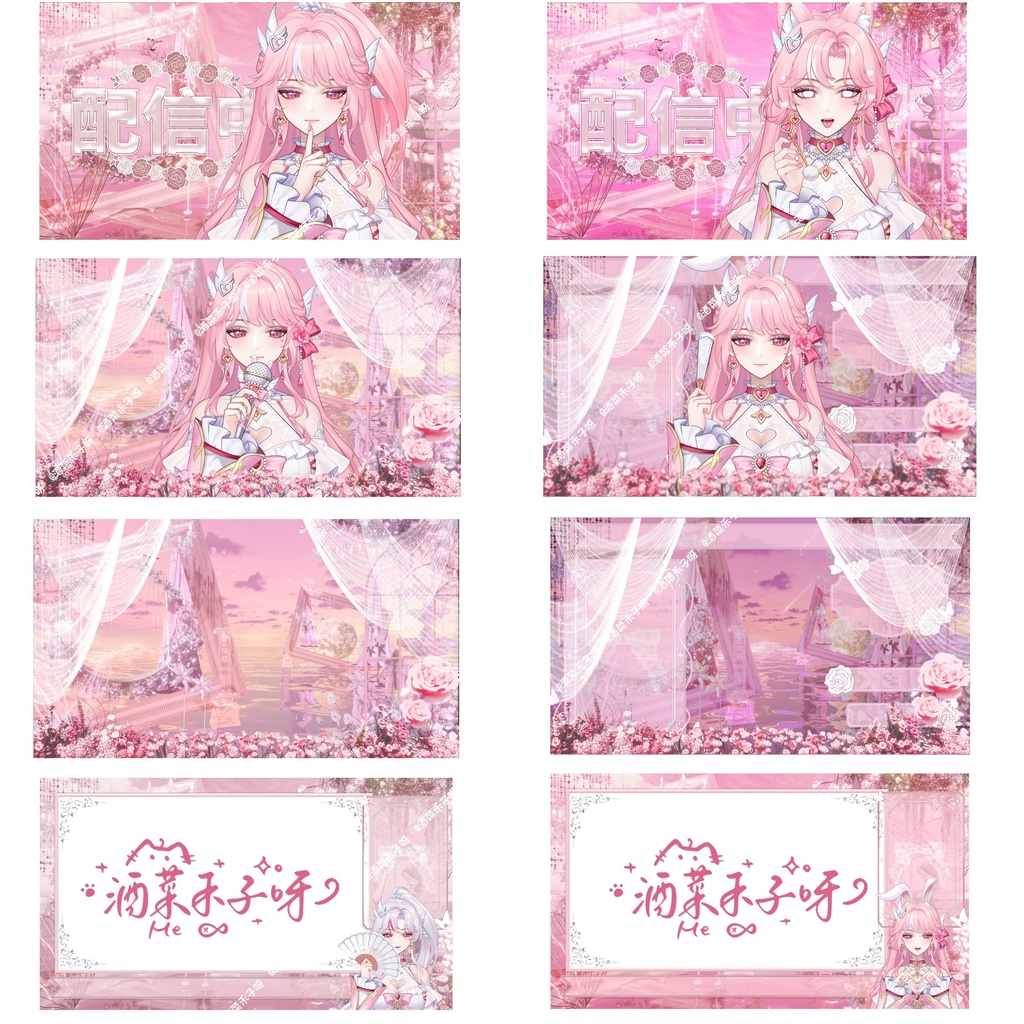 【Vts】【VTuber向け】【Live2D量販モデル】💗誓約の愛神--緋桜(ひおう)!💗38+ボタン、 💗5種類のアクション、 💗豊富な髪型組み合わせ、 💗VB対応、 💗飛び頭(ヘッドシステム)、 💗ワンクリック前傾機能付き