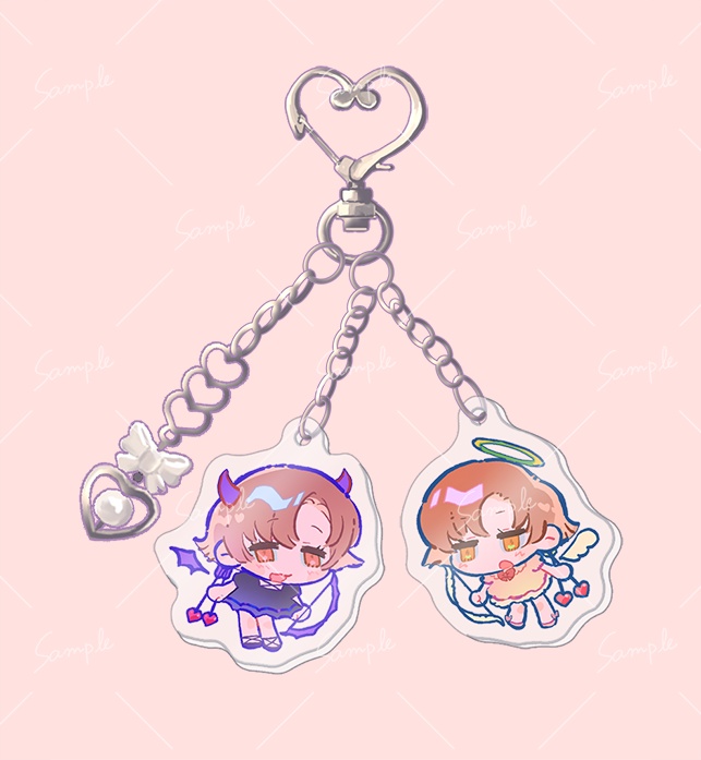 てんしとあくま❤まやちゃんアクキー