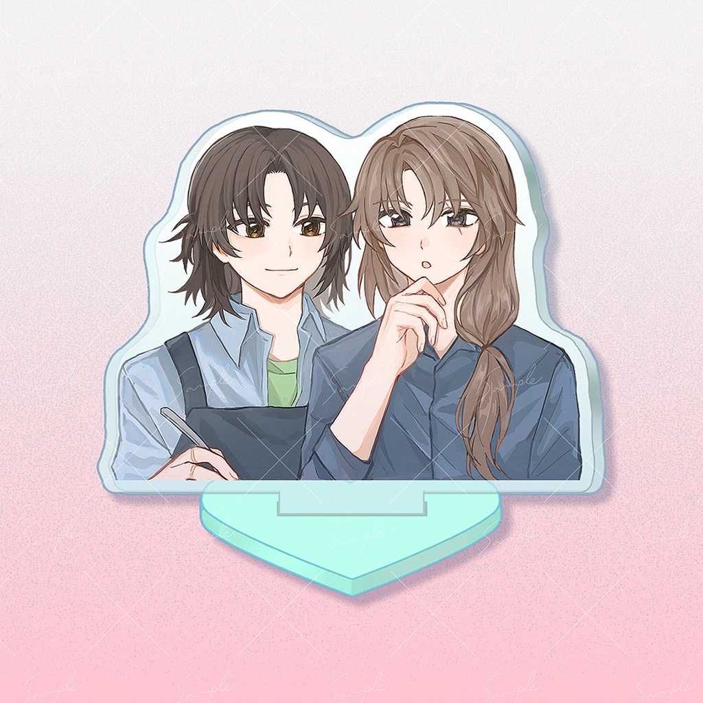 【委託】ふたりとごはんアクリルスタンド