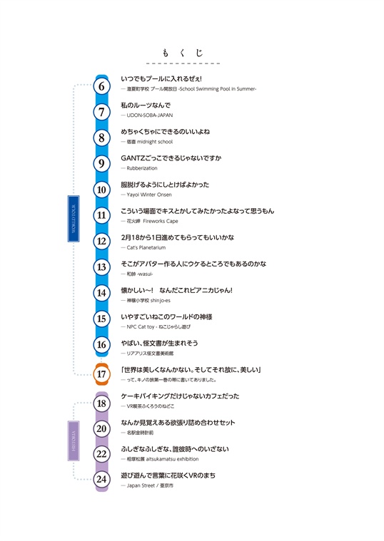 【VRCワールドツアー本】言葉の花の、咲くところ【Vライフ/N!】