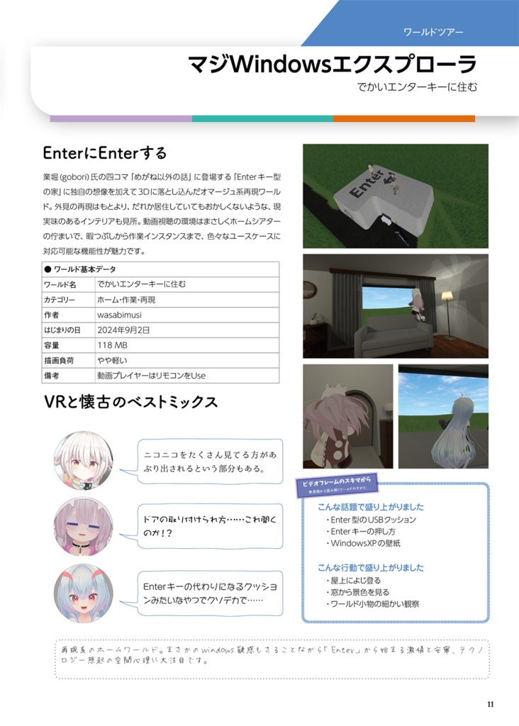 【VRCワールドツアー本】言葉の夢の、舞うところ【Vライフ/N!】