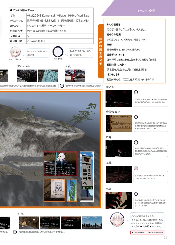 【VRCワールドツアー本】言葉の夢の、舞うところ【Vライフ/N!】