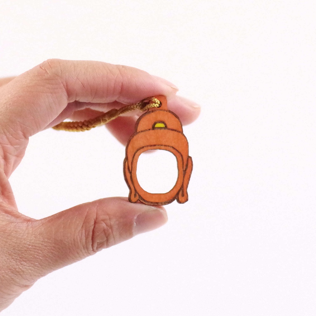 顔出し仏像ストラップ (阿弥陀如来)