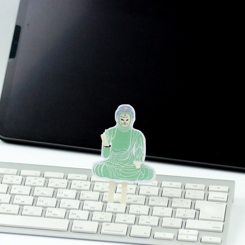 2D仏像顔出し看板メッセージカード(薬師如来:3枚セット)