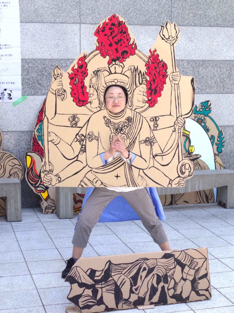 2D仏像顔出し看板 ( 中サイズ )