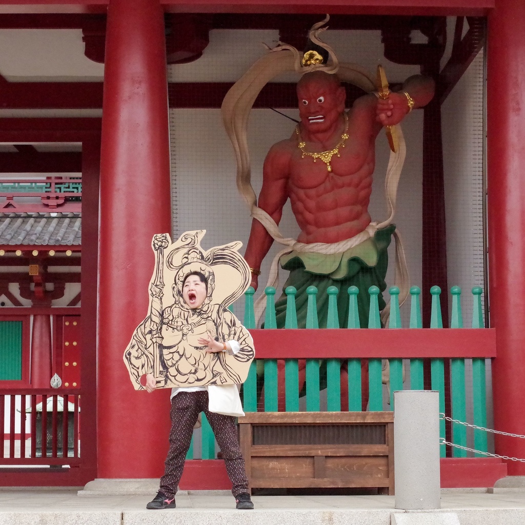 2D仏像顔出し看板 ( 中サイズ )