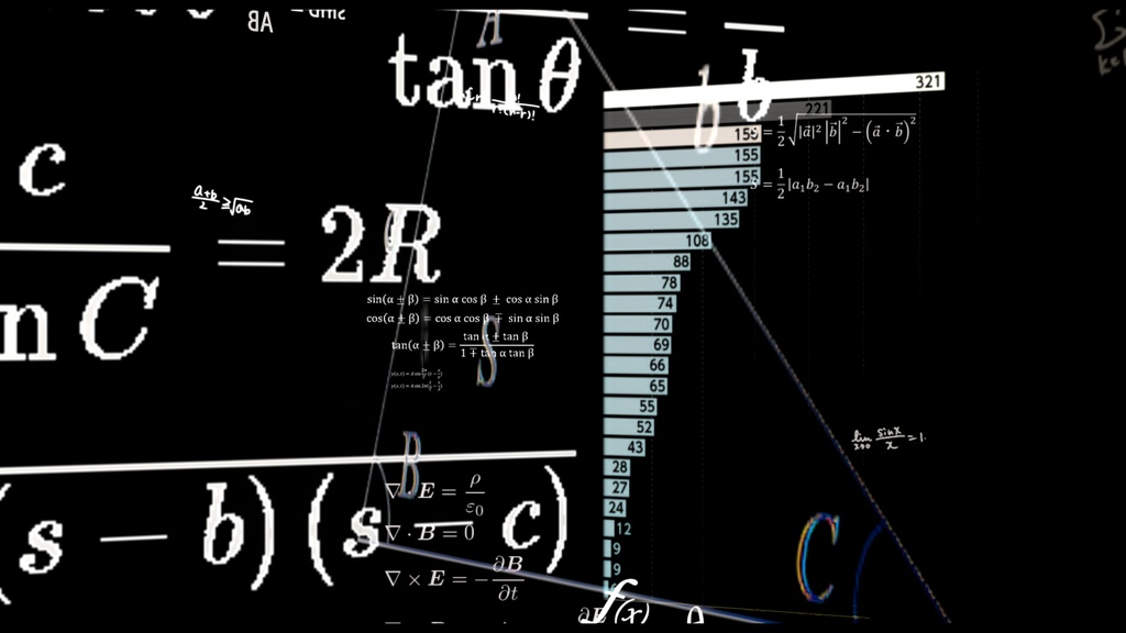 数式素材　【アルファチャンネル付き　透過素材】