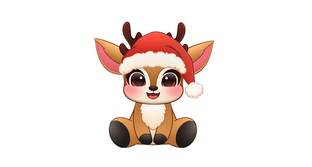 Reindeer VTuber Model | Christmas Live2D Item | Pet VTuber | Live2d Model | Animal VTuber Model