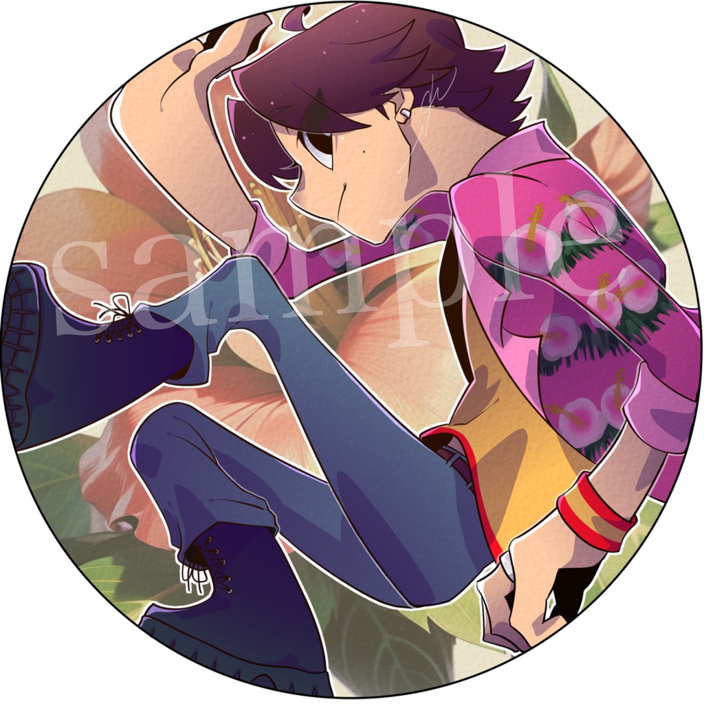 【mouthwashing】ダイスケコースター🌺(円型)