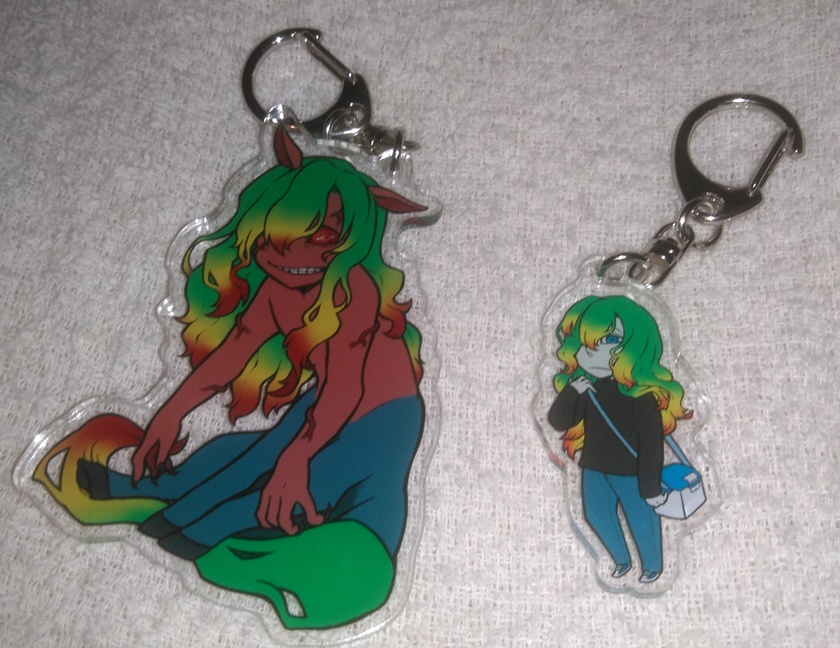 藻噛叢馬アクリルキーホルダー(5cm)