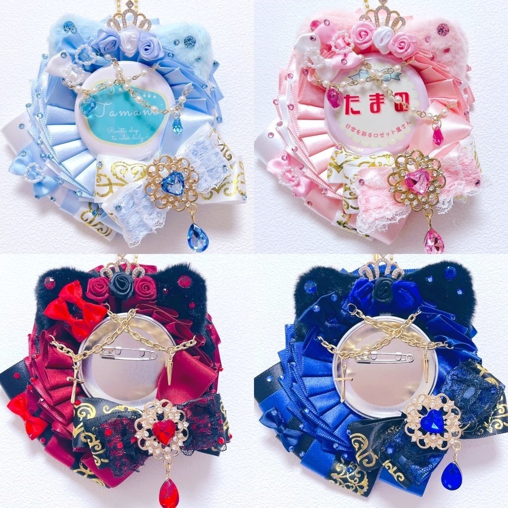 地雷系ねこ耳ロゼット