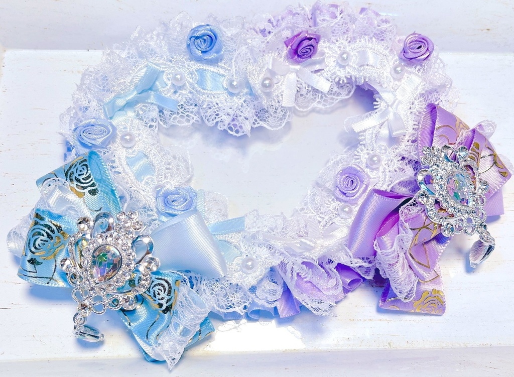 ハート型ケースデコ