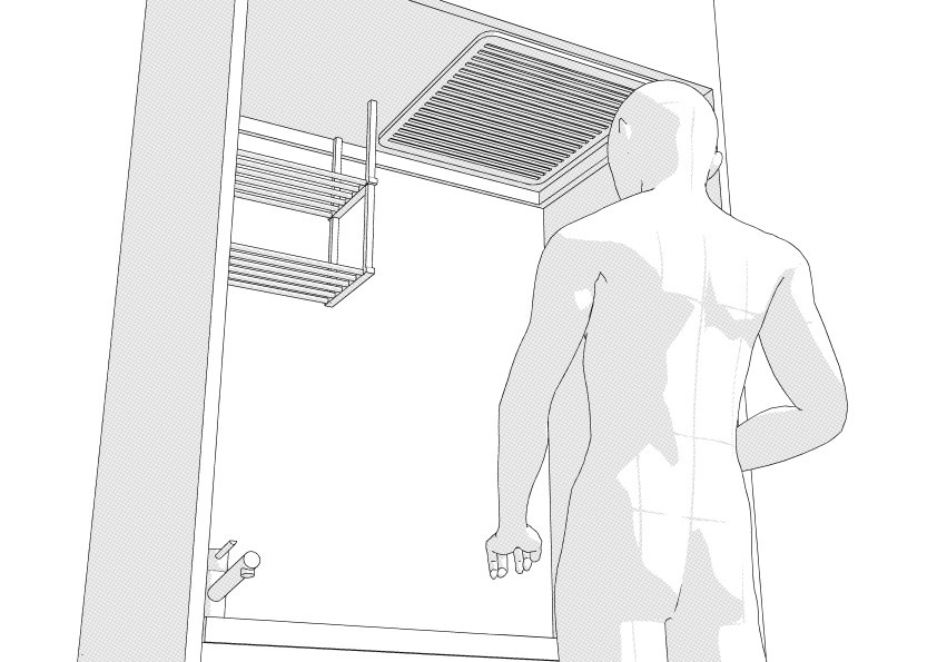 ワンルームのミニキッチン クリスタ用3D素材データcs3o