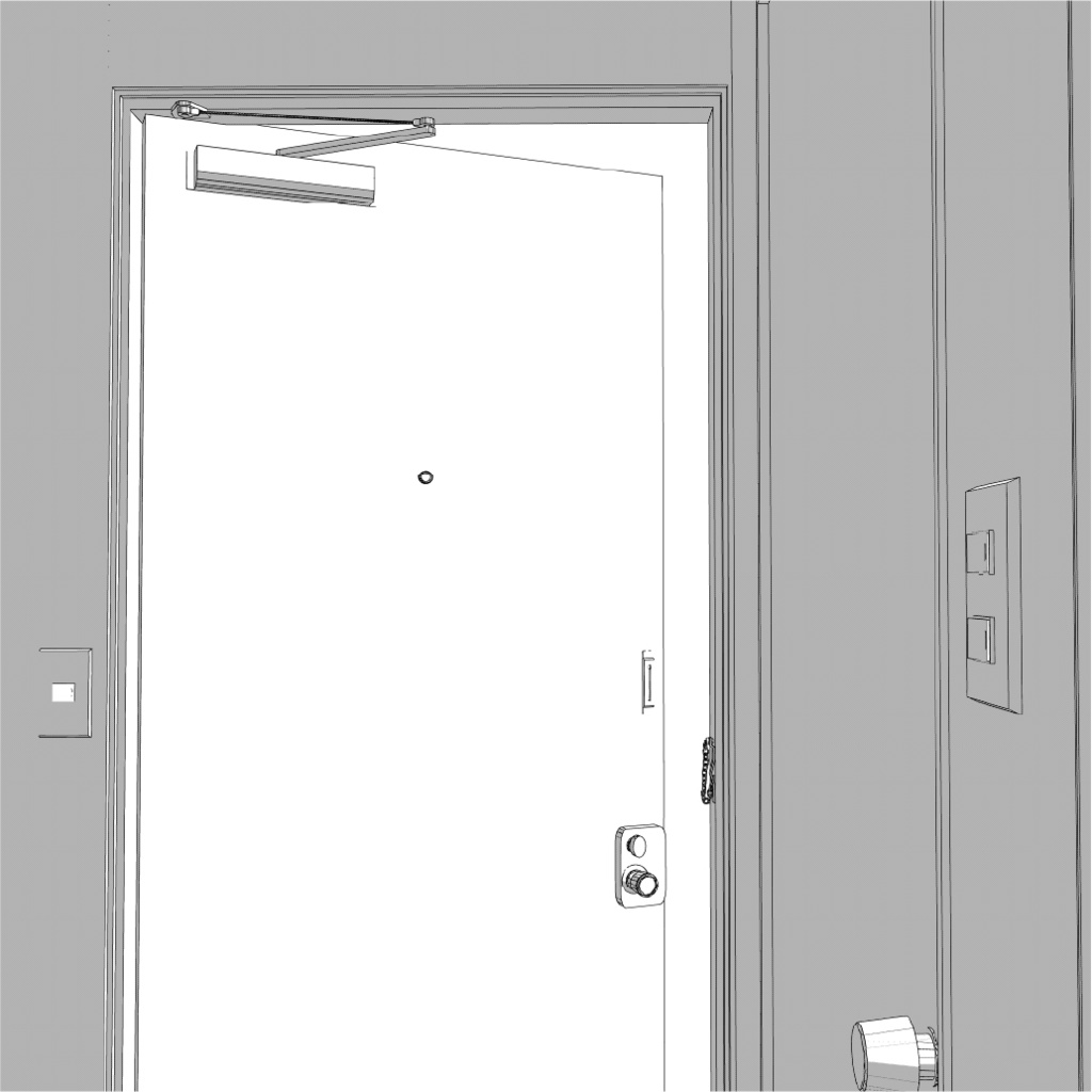 学生向けワンルーム クリスタ用3D素材データcs3o