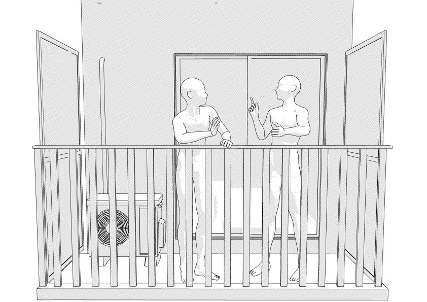 ミニマリストのワンルーム クリスタ用3D素材データcs3o