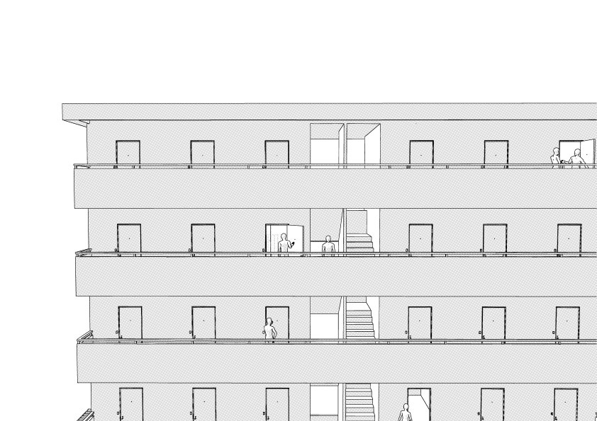 階数を選べるマンションの外観 クリスタ用3D素材データcs3o