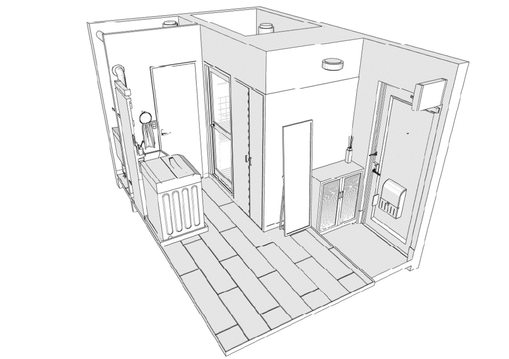 築古団地-2DK クリスタ用3D素材データcs3o