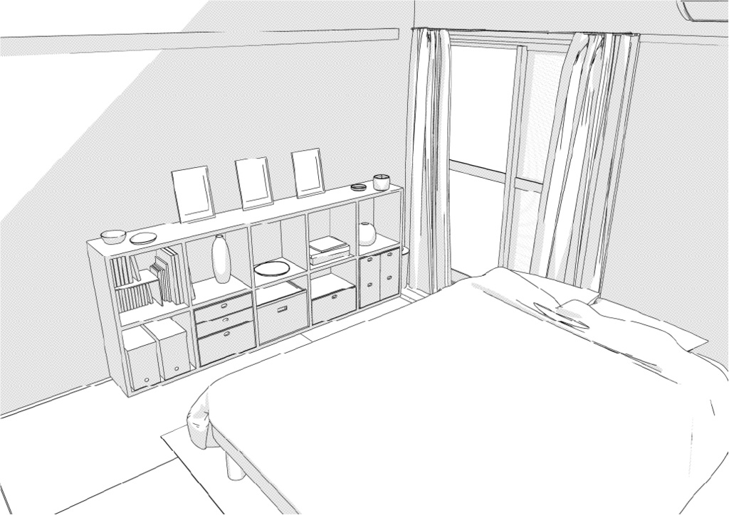 築古団地-2LDK クリスタ用3D素材データcs3o