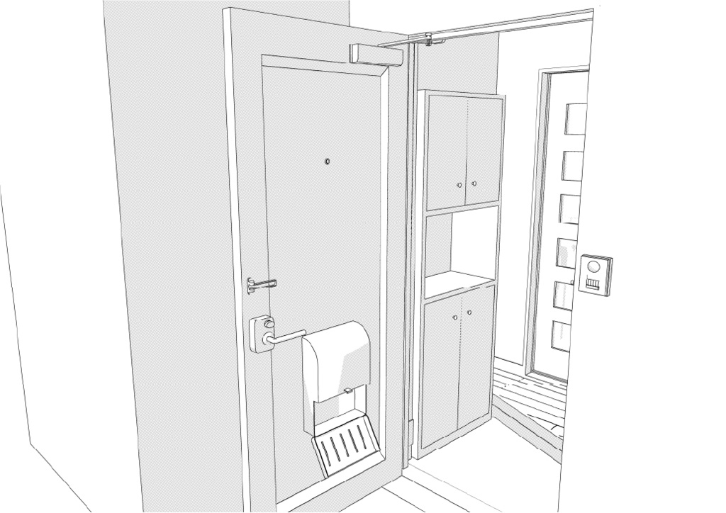 築古団地-2LDK クリスタ用3D素材データcs3o