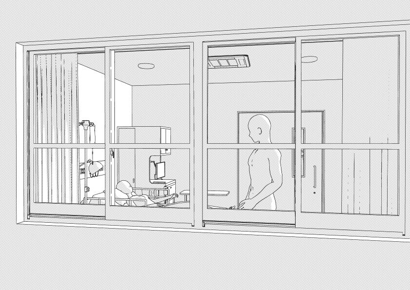 【3D】 病院の個室 クリスタ用3D素材データcs3o