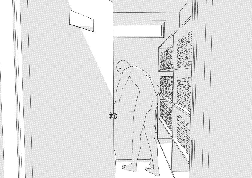【3D】 病院のリネン室 クリスタ用3D素材データcs3o