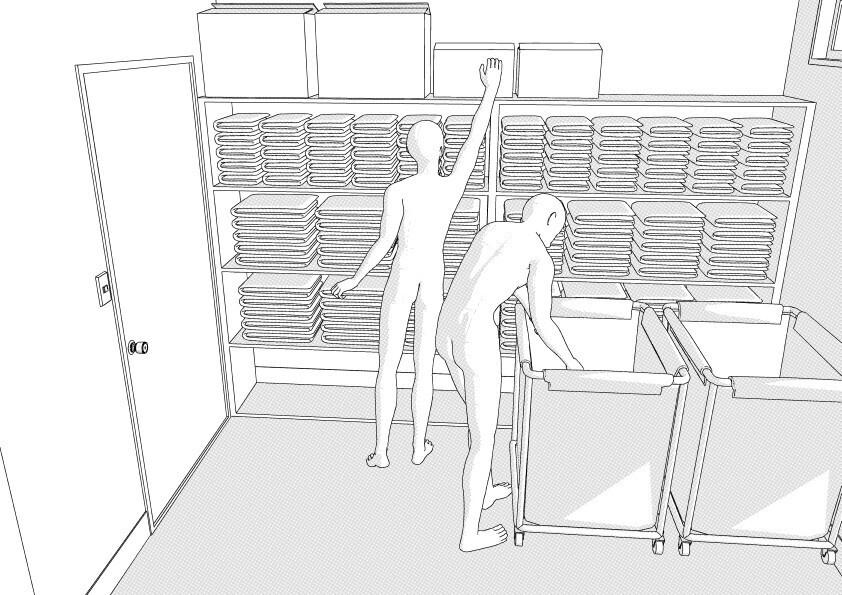 【3D】 病院のリネン室 クリスタ用3D素材データcs3o