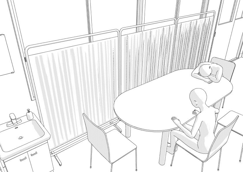 【3D】 学校の保健室 クリスタ用3D素材データcs3o