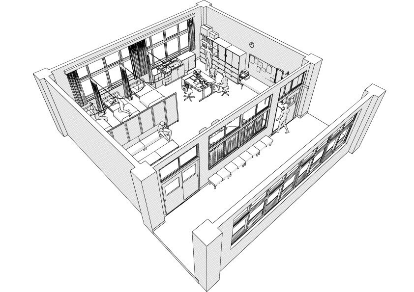 【3D】 学校の保健室 クリスタ用3D素材データcs3o