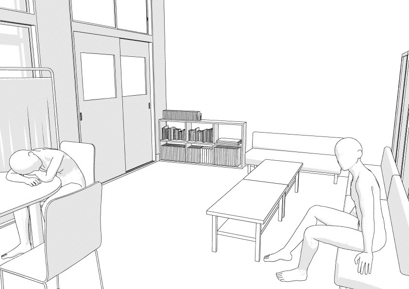 学校の保健室 クリスタ用3D素材データcs3o