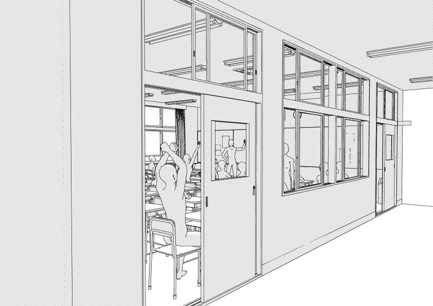 【3D】 学校の教室 クリスタ用3D素材データcs3o
