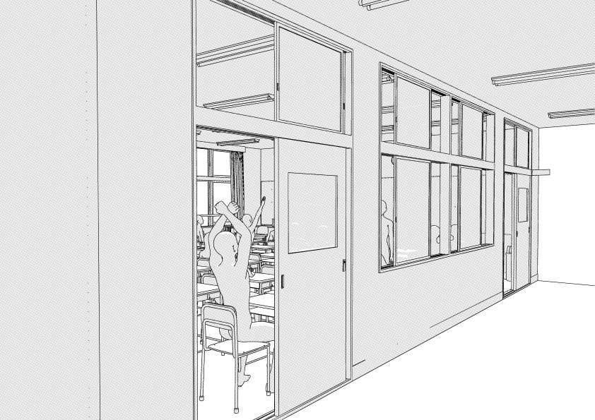 【3D】 学校の教室 クリスタ用3D素材データcs3o