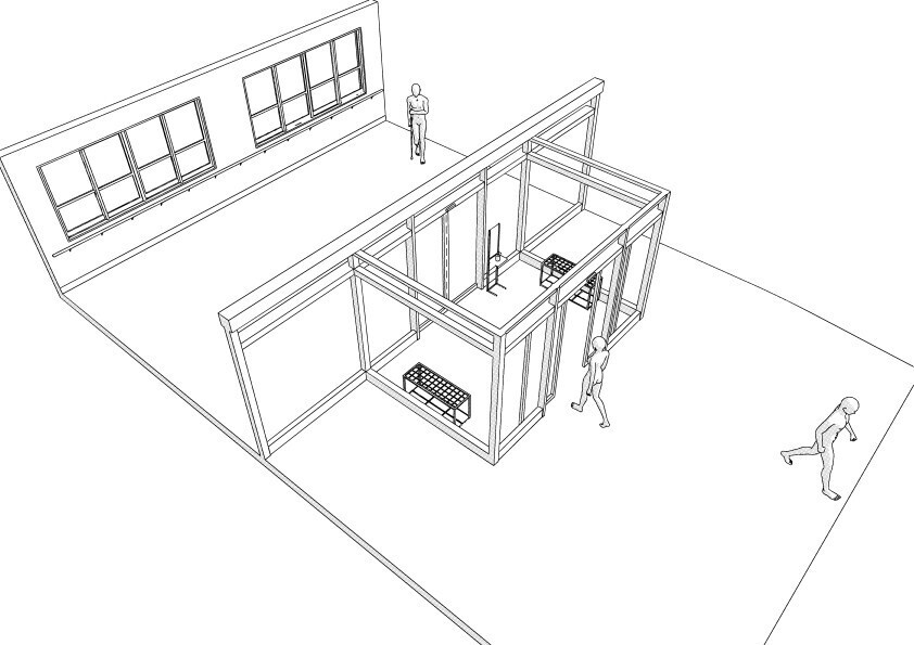 【3D】 病院の正面玄関 クリスタ用3D素材データcs3o