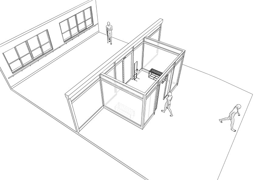 【3D】 病院の正面玄関 クリスタ用3D素材データcs3o