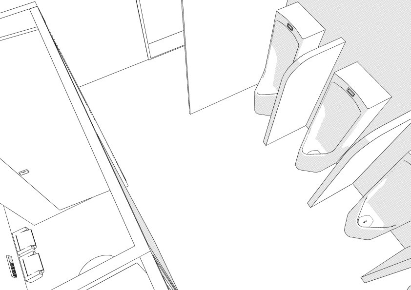 【3D】 オフィス-エレベーターホール クリスタ用3D素材データcs3o