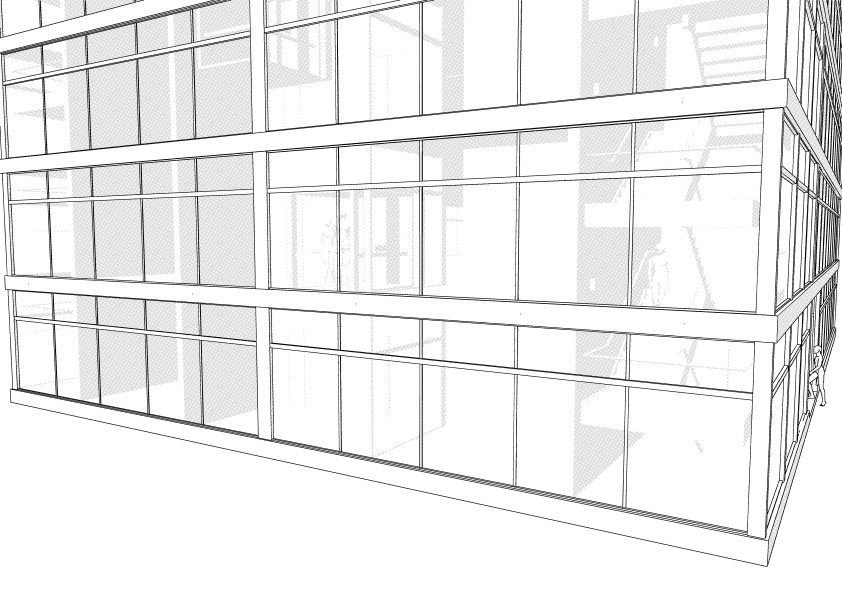 【3D】 オフィス-階数を選べる低層~高層ビル外観 クリスタ用3D素材データcs3o