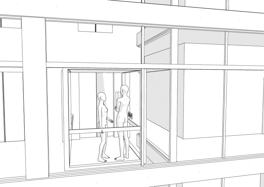 【3D】 オフィス-階数を選べる低層~高層ビル外観 クリスタ用3D素材データcs3o