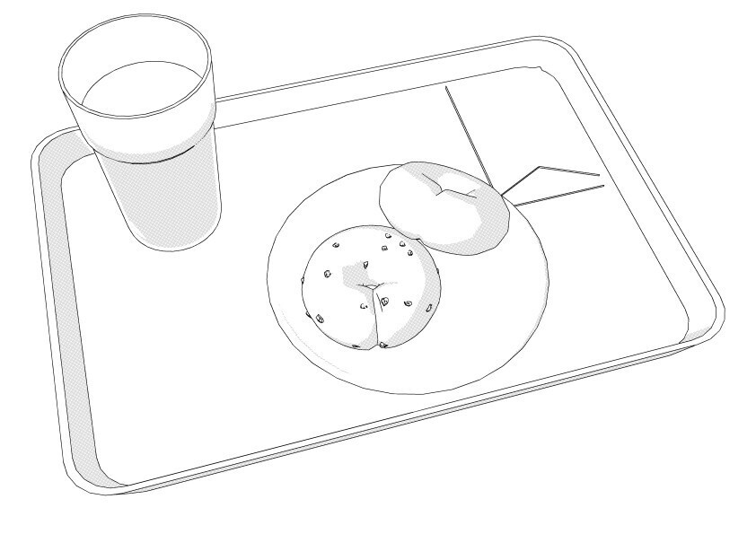 【3D】 オフィス-カフェのメニューセット5種 クリスタ用3D素材データcs3o