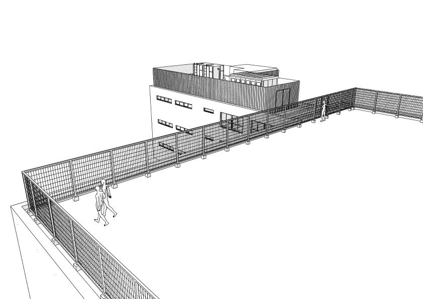 【3D】 病院の屋上と外観 クリスタ用3D素材データcs3o