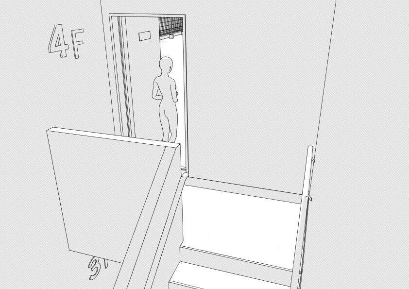 【3D】 病院の屋上と外観 クリスタ用3D素材データcs3o