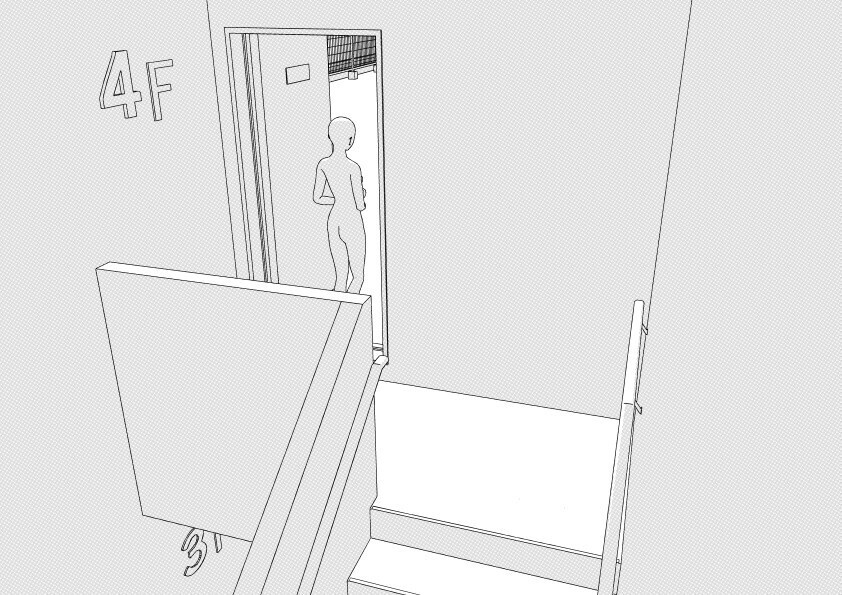 【3D】 病院の屋上と外観 クリスタ用3D素材データcs3o