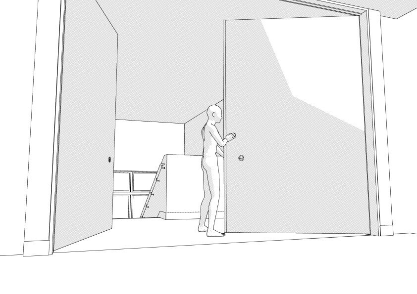 【3D】 学校の階段 クリスタ用3D素材データcs3o